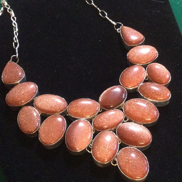 Magnificent Genuine Goldstone Necklace